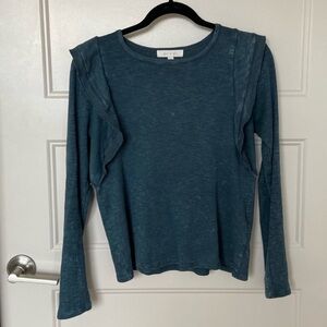 Anthropology Ruffle Shirt